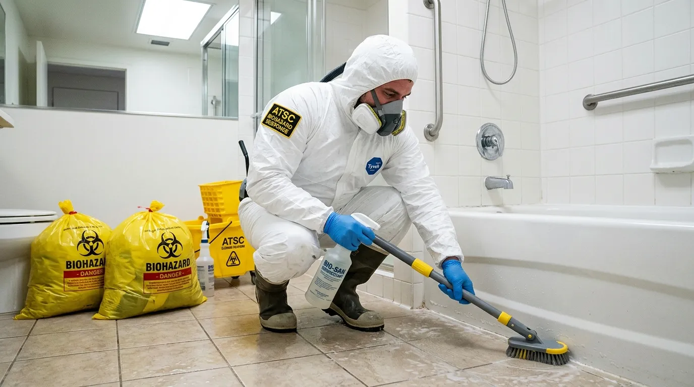 Decontamination equipment deployed for Blood Cleanup in Cheverly